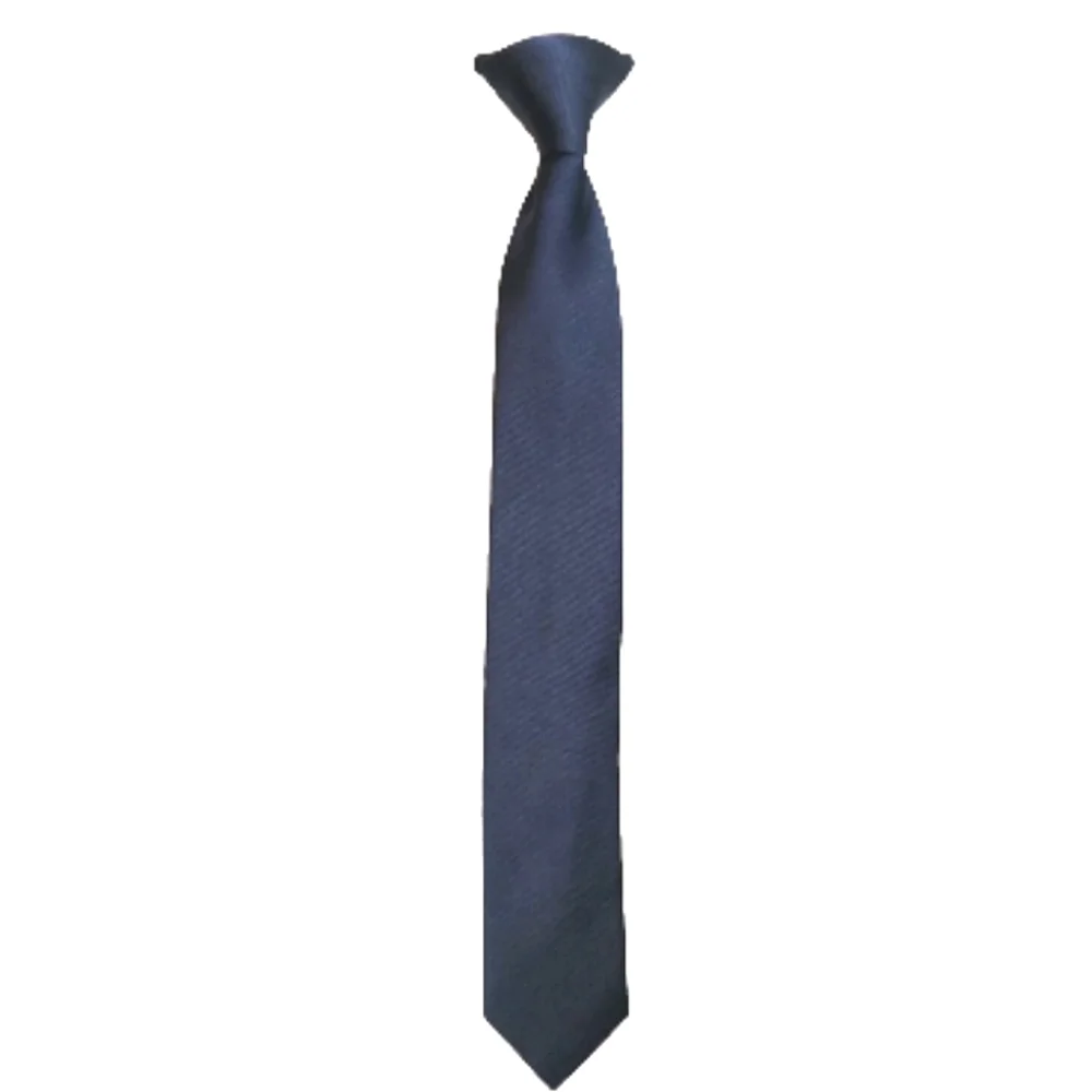 Luther Pike Seattle Boy's Clip On Neck Tie in Dark Navy New Without Tags